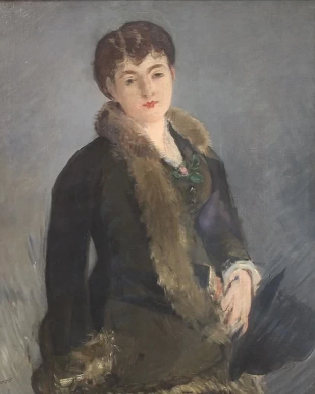  306-Édouard Manet, Ritratto di Mademoiselle Isabelle Lemonnier, 1879-Hermitage, San Pietroburgo 
